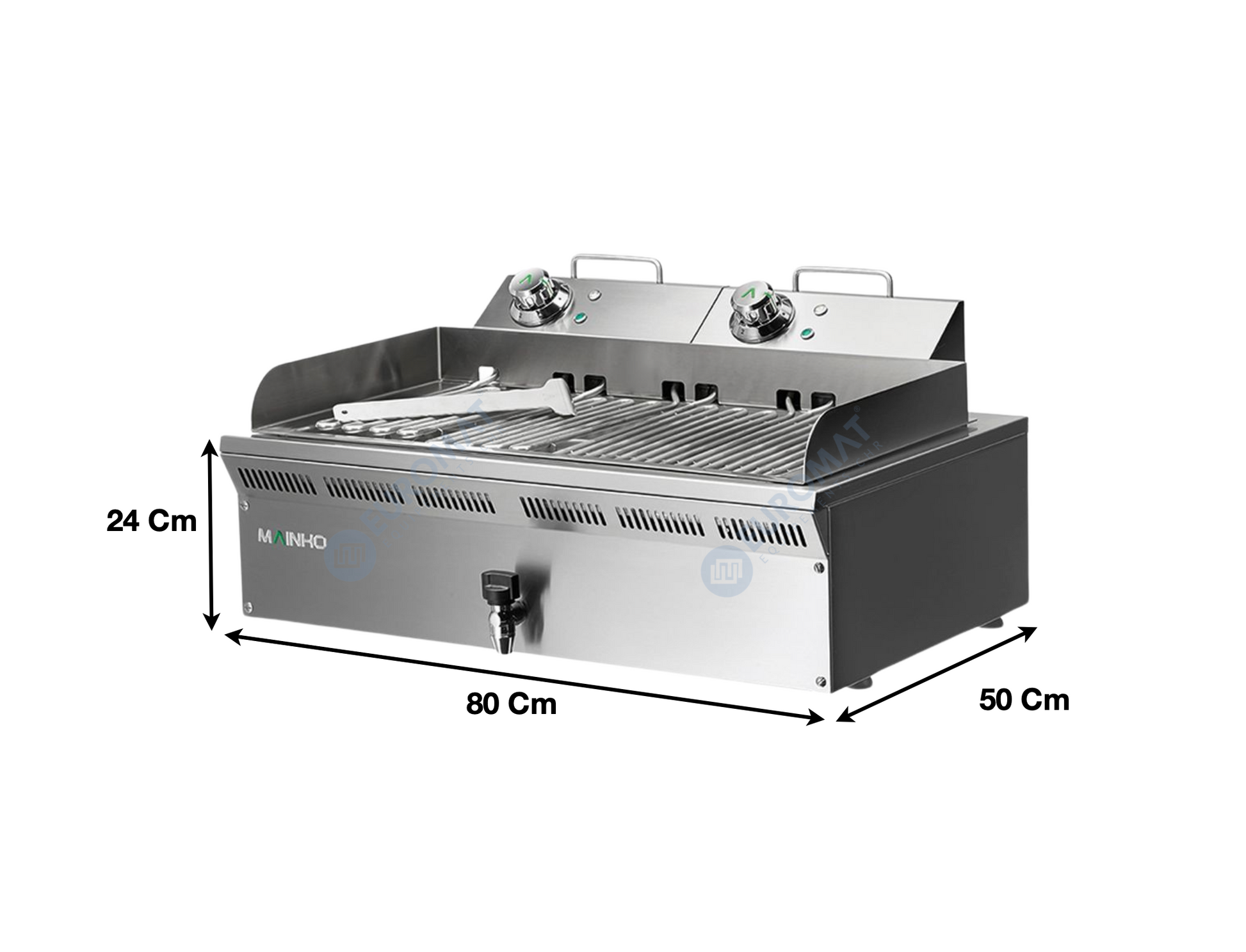Barbecue électrique 80Cm – Marque: MAINHO | ELB-82EM - EQUIPEMENT RESTAURATION