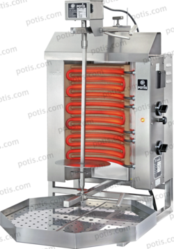 Machine à kebab 2 Zones – Version HP | Marque: POTIS E1-S - EQUIPEMENT RESTAURATION