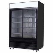 Armoire réfrigérée vitrée positive – Portes coulissantes - Noir - MCF8727GR - EQUIPEMENT RESTAURATION