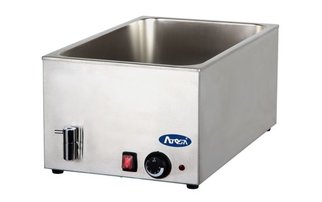 Bain Marie GN1/1 avec robinet de vidange Inox - EQUIPEMENT RESTAURATION