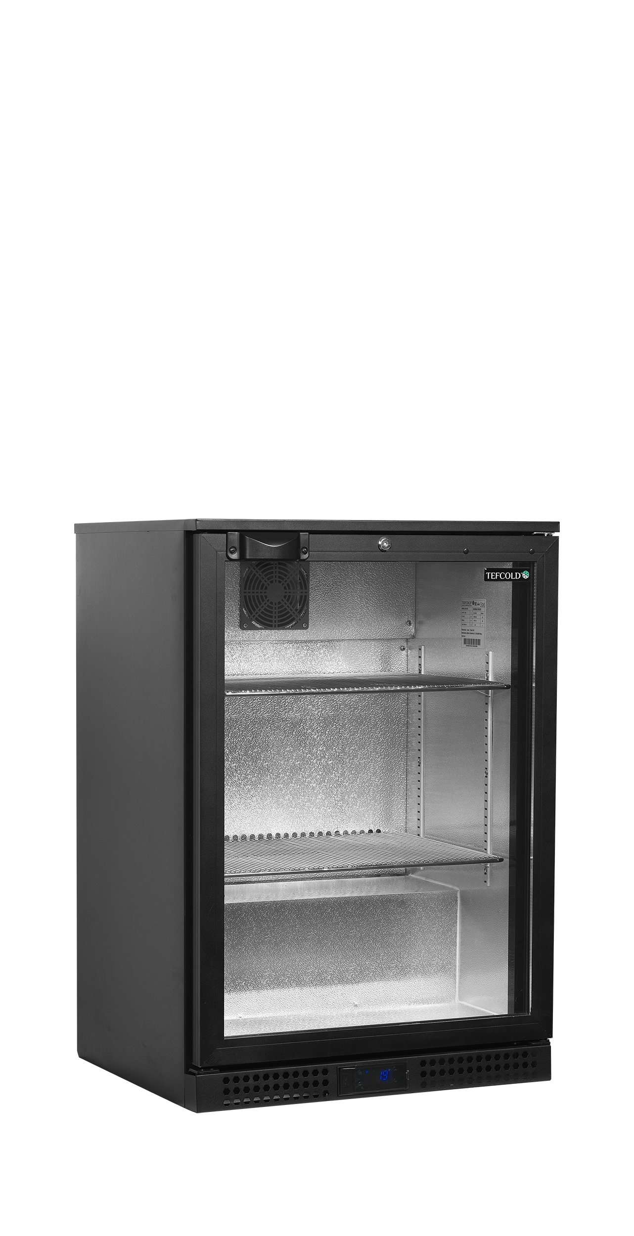 Armoire Frigorifique Professionnelle Arrière Bar BA16H 2 Portes Vitrée Aluminium Réfrigération Positive