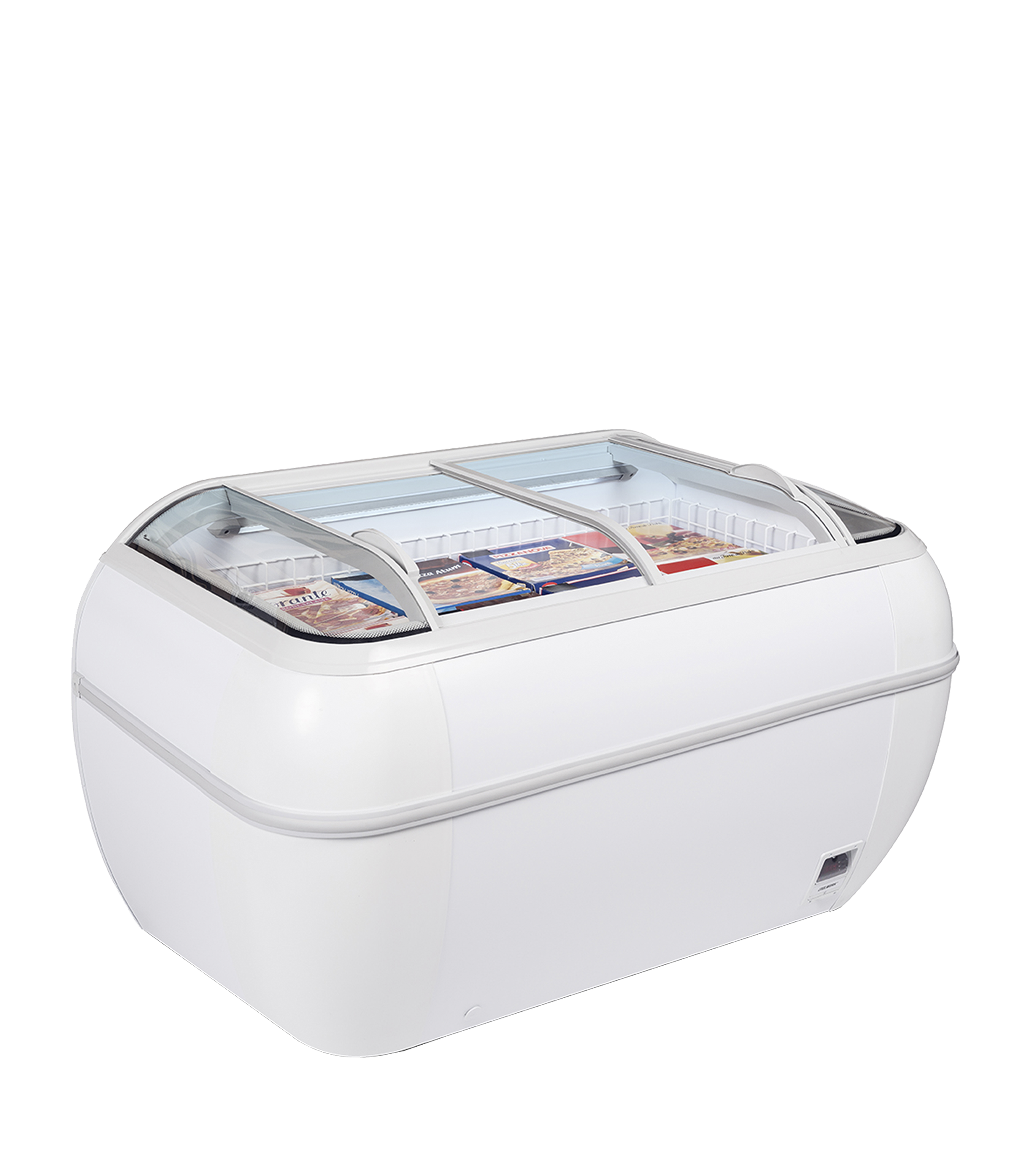 Armoire Frigorifique Positive À Deux Portes TWIN HEAD CF Réfrigérateur Congélateur Pour Supermarché