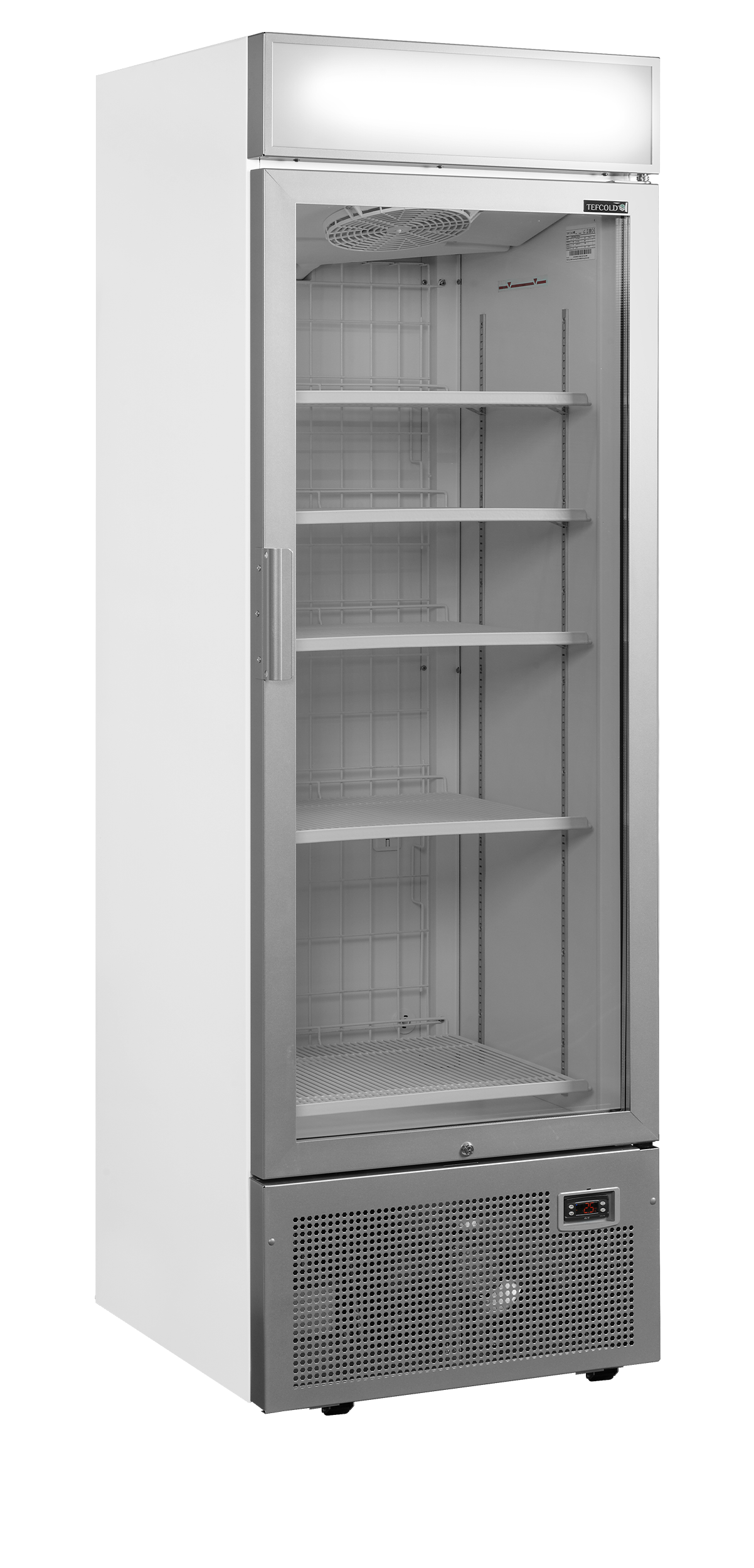 Armoire Congélateur Vitrine Négative 2 Portes UFSC1450GCP NF Silver Professionnel