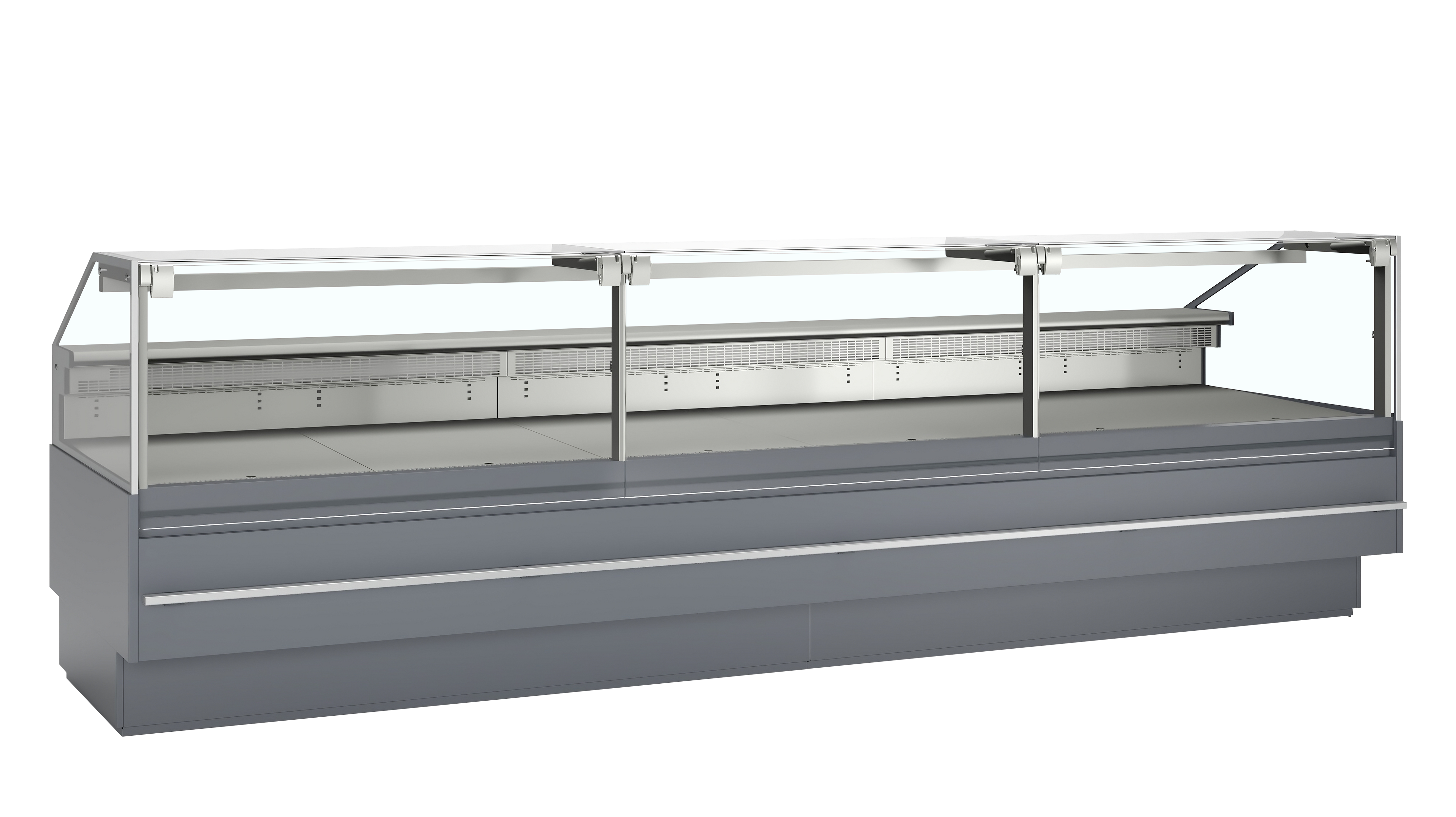 Vitrine Réfrigérée Professionnelle SOCA SOCA37590A Armoire de Service 2 Portes Vitrage Anti Buée LED Plan 900 Mm