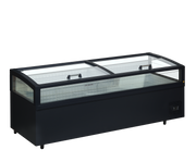 View 250 CF VS B Armoire Réfrigérante Magasin À Parois Vitrées Trois Côtés Avec Couvercles Coulissants