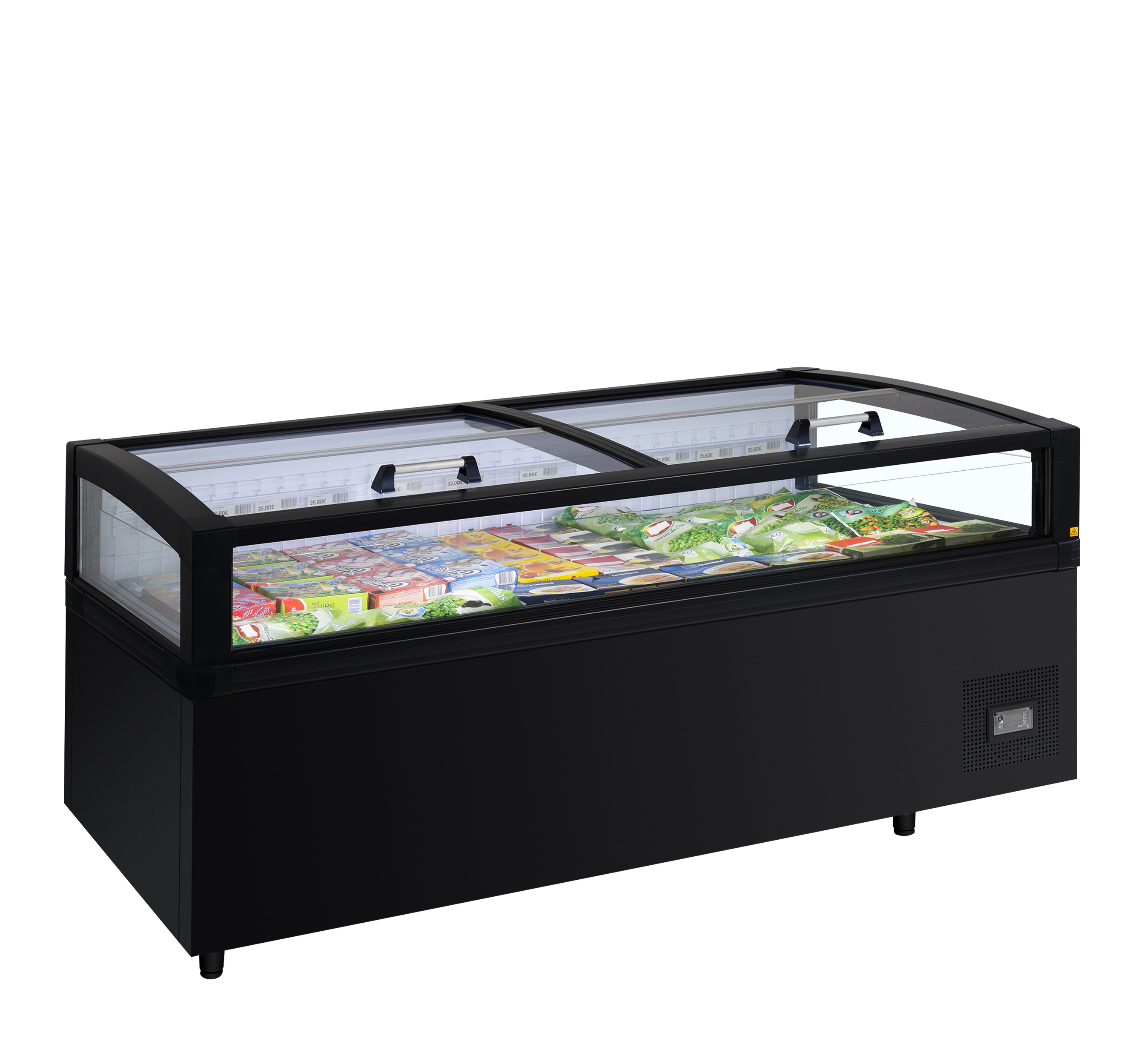 Armoire Frigorifique View HC B 2 Portes Positive Négatif Réfrigérateur Congélateur Professionnel de Supermarché