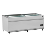 Armoire Frigorifique Coffre Froid Positif Ou Négatif SFI185-CF VS Couvercles Coulissants Vitrés LED