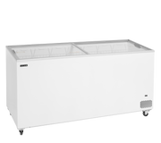 Armoire Frigorifique Professionnelle Pour Crèmes Glacées IC IC551SC 2 Portes Négatif Avec Couvercles Vitrés Coulissants