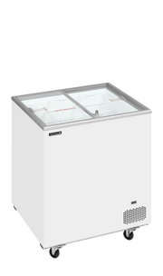 Armoire Frigorifique À Deux Portes Négatives IC201SC Congélateur Crème Glacée Avec Couvercles Vitres Coulissantes