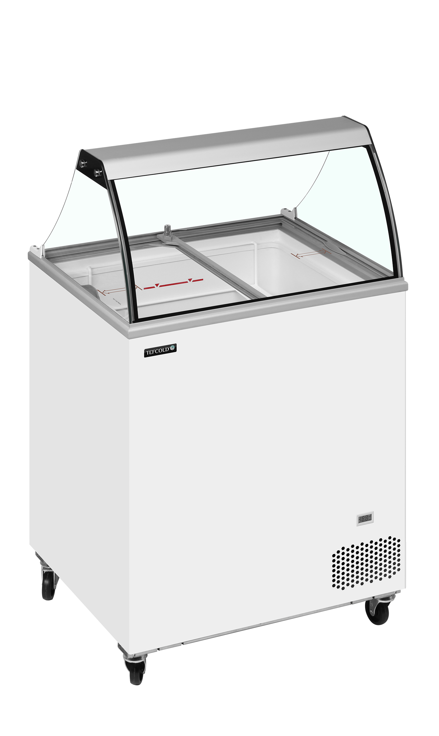 Armoire Frigorifique Professionnelle À Deux Portes Négative Pour Crème Glacée En Bac IC201SC So