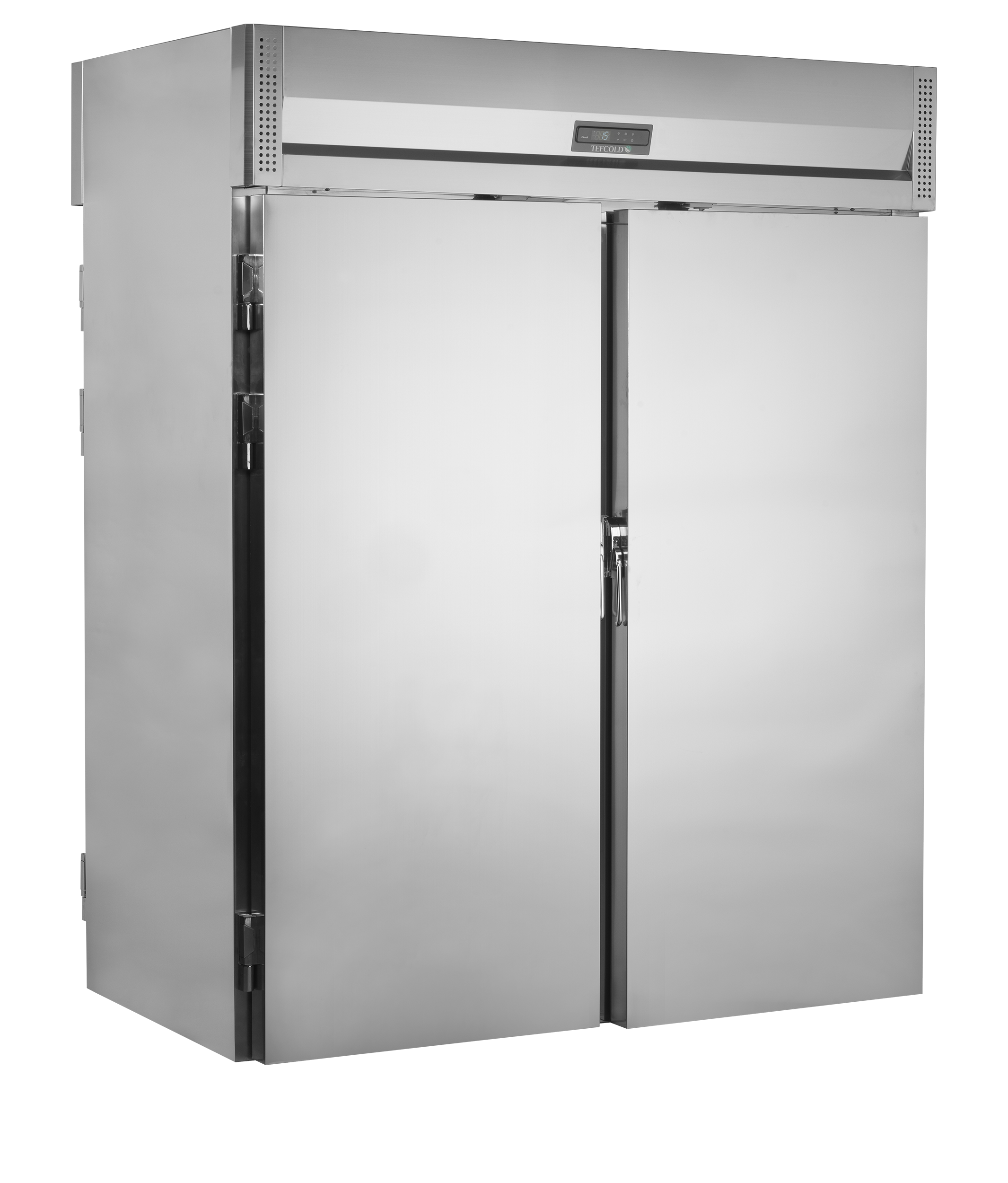 RTC Armoire Froid Positif À Chariot 2 Portes Traversantes SS304 Acier Inoxydable Ref RTC1760X1 Pour Restauration Pro