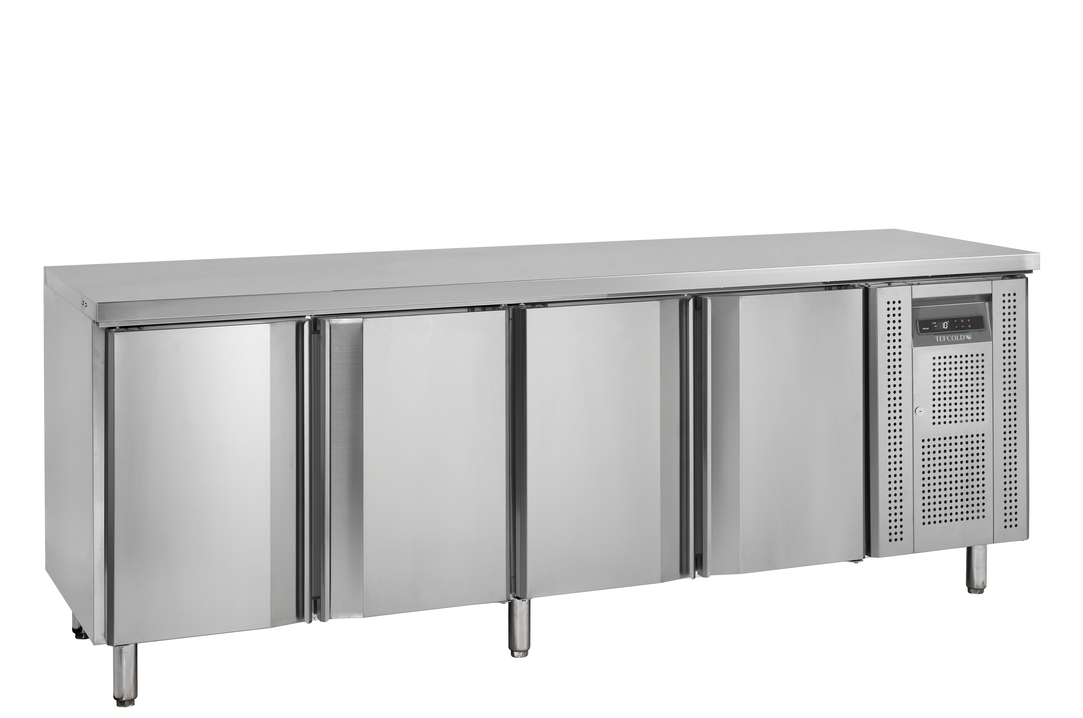 Armoire Frigorifique De Comptoir CF7410 SP GN1 1 Congélateur Professionnel SS304 Avec Plan De Travail Amovible