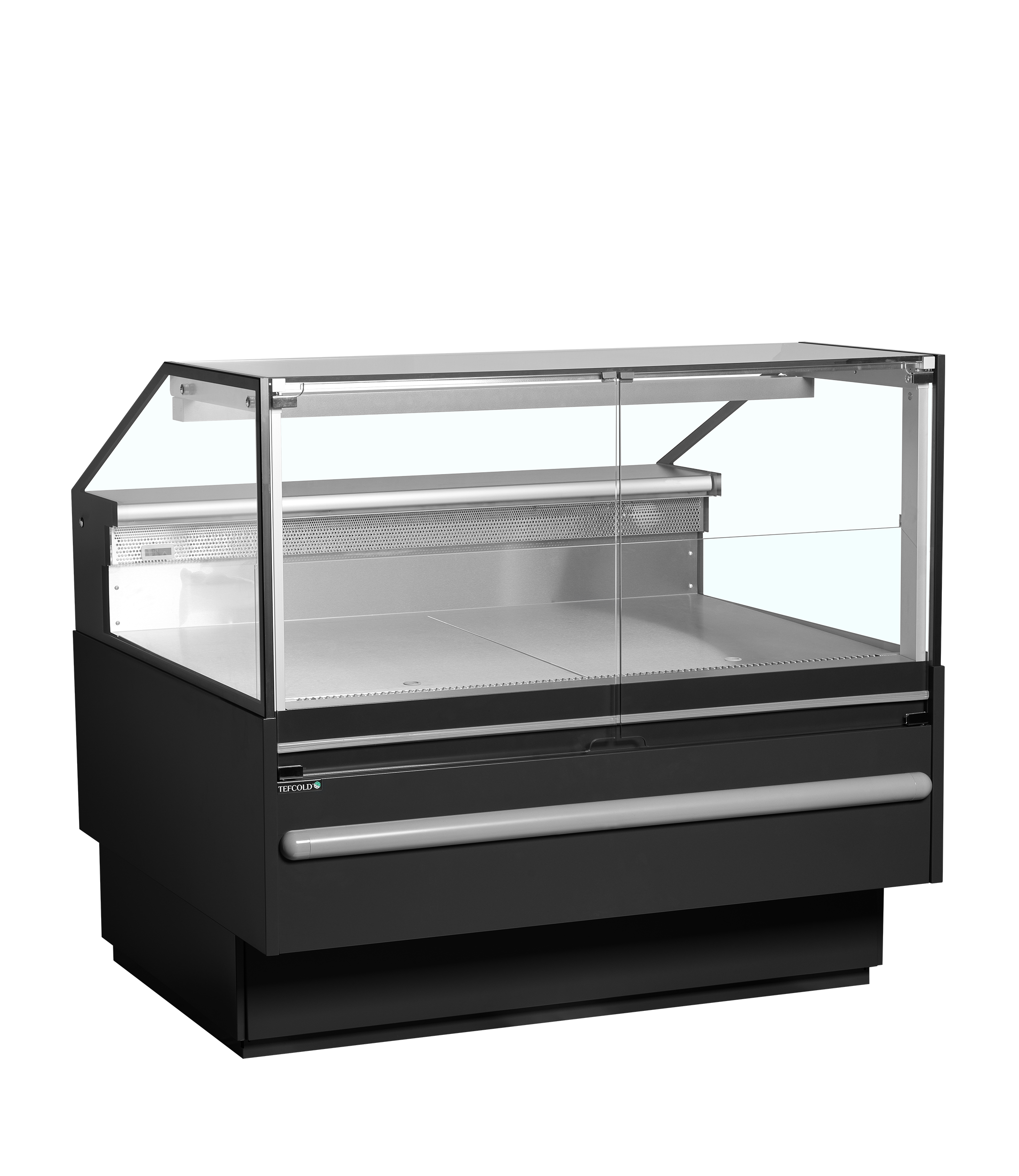 SOCB12582B Vitrine Réfrigérée Professionnelle Façade Vitrée Plan Travail 825 mm LED Accès Arrière