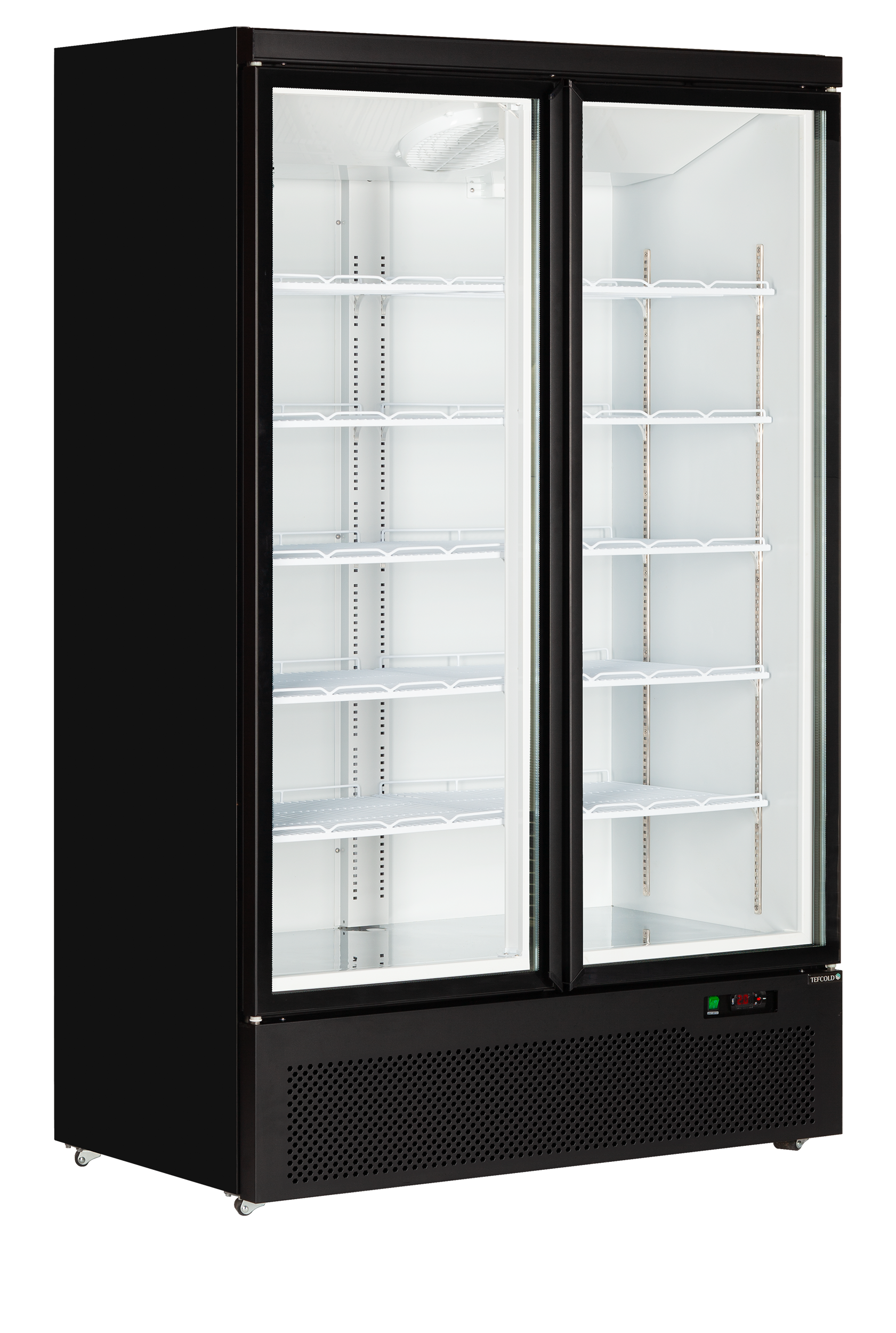 Armoire Frigorifique Positive Vitrée Atom Maxi C2DB 2 Portes Avec Éclairage Led Professionnelle