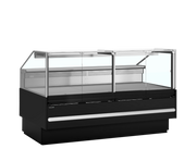 Vitrine Réfrigérée SOCB18782B 2 Portes Positif Plan De Travail 825 Mm Éclairage LED Façade Vitrée