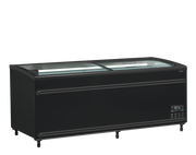 Armoire Frigorifique 2 Portes Positif Ou Négatif Noir SFI185B CF VS Réfrigérateur Congélateur Commercial Supermarché