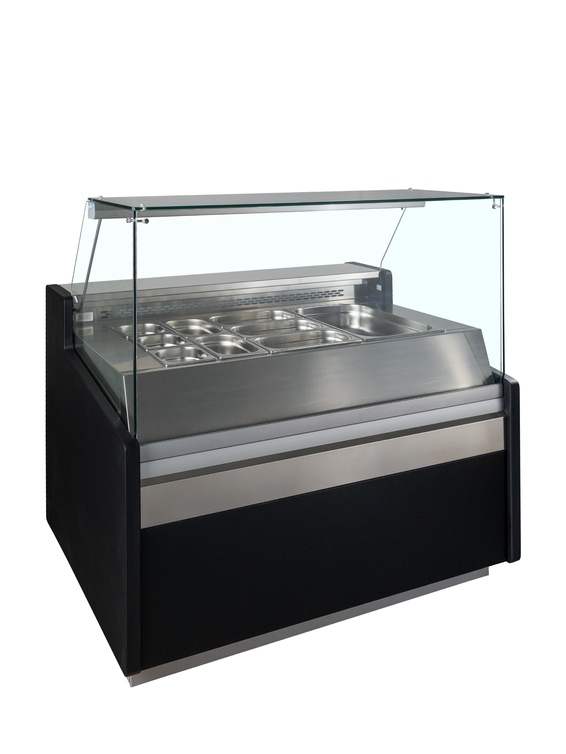 SPID130 Vitrine Réfrigérée Gastronorm À Porte Rabattable Compatible Bacs GN Armoire Professionnelle