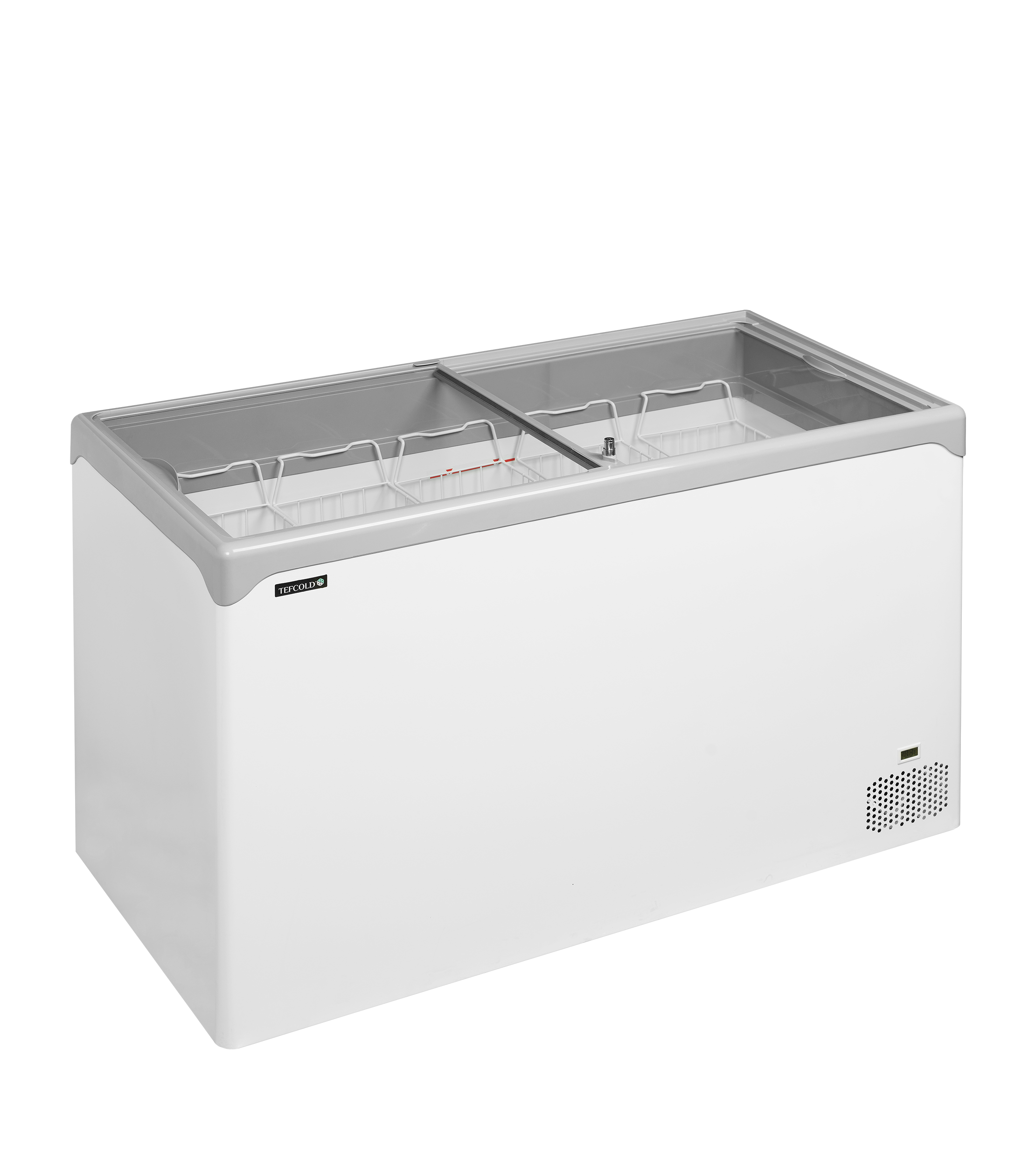 Armoire Frigorifique NIC 401SC Congélateur À Glaces Avec Couvercles Coulissants Sur Roues