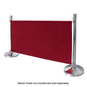 Barrière en toile Bolero rouge - EQUIPEMENT RESTAURATION