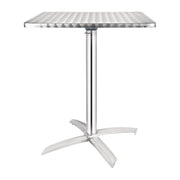 Table inox carrée à plateau basculant Bolero 600mm - EQUIPEMENT RESTAURATION