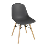 Chaise moulée PP avec structure métallique Arlo Bolero grise (lot de 2) - EQUIPEMENT RESTAURATION