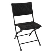 Chaises pliantes en rotin PE Bolero (Lot de 2) - EQUIPEMENT RESTAURATION