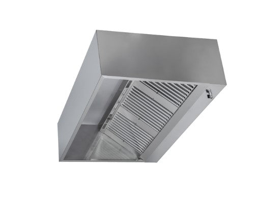 Hotte murale cubique - 1500x900x450 - EQUIPEMENT RESTAURATION