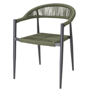 Fauteuils d'extérieur en rotin PE tressé Bolero Eden verts (lot de 4) - EQUIPEMENT RESTAURATION
