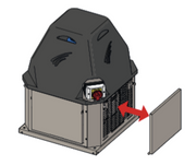 Panneau obturateur pour tourelle 040/045/050 | 414050PO | ALVENE - EQUIPEMENT RESTAURATION
