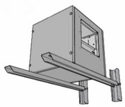 Chaise support pour caisson D5 | 20D5CH | ALVENE - EQUIPEMENT RESTAURATION