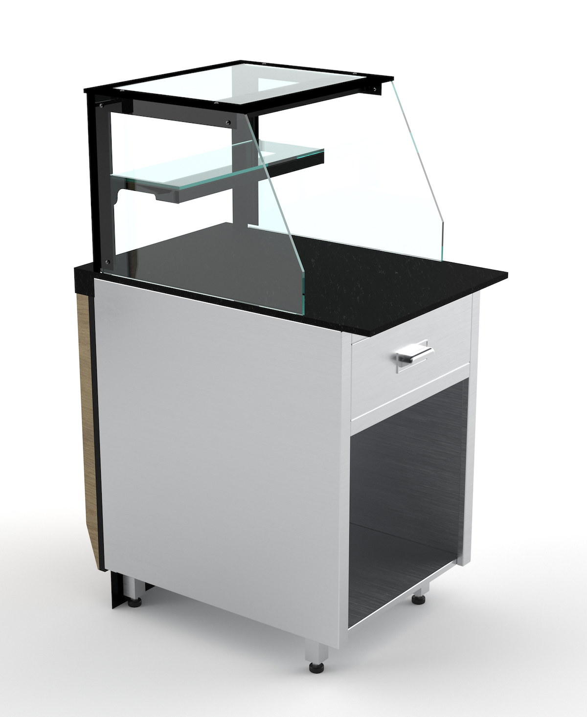 Meuble caisse 100cm – Marque: SGS GASTRO | SGS-KS-100-01 - EQUIPEMENT RESTAURATION