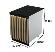 Meuble caisse 50cm – Marque: SGS GASTRO | SGS-KS-50-02 - EQUIPEMENT RESTAURATION