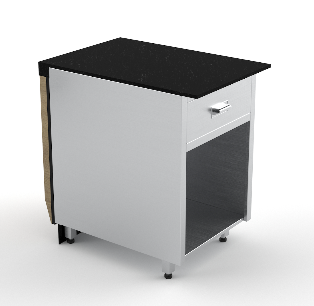 Meuble caisse 100cm – Marque: SGS GASTRO | SGS-KS-100-02 - EQUIPEMENT RESTAURATION