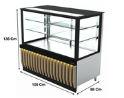 Vitrine 100Cm / 380 Litres – Marque: SGS GASTRO | SGS-NT-100 - EQUIPEMENT RESTAURATION