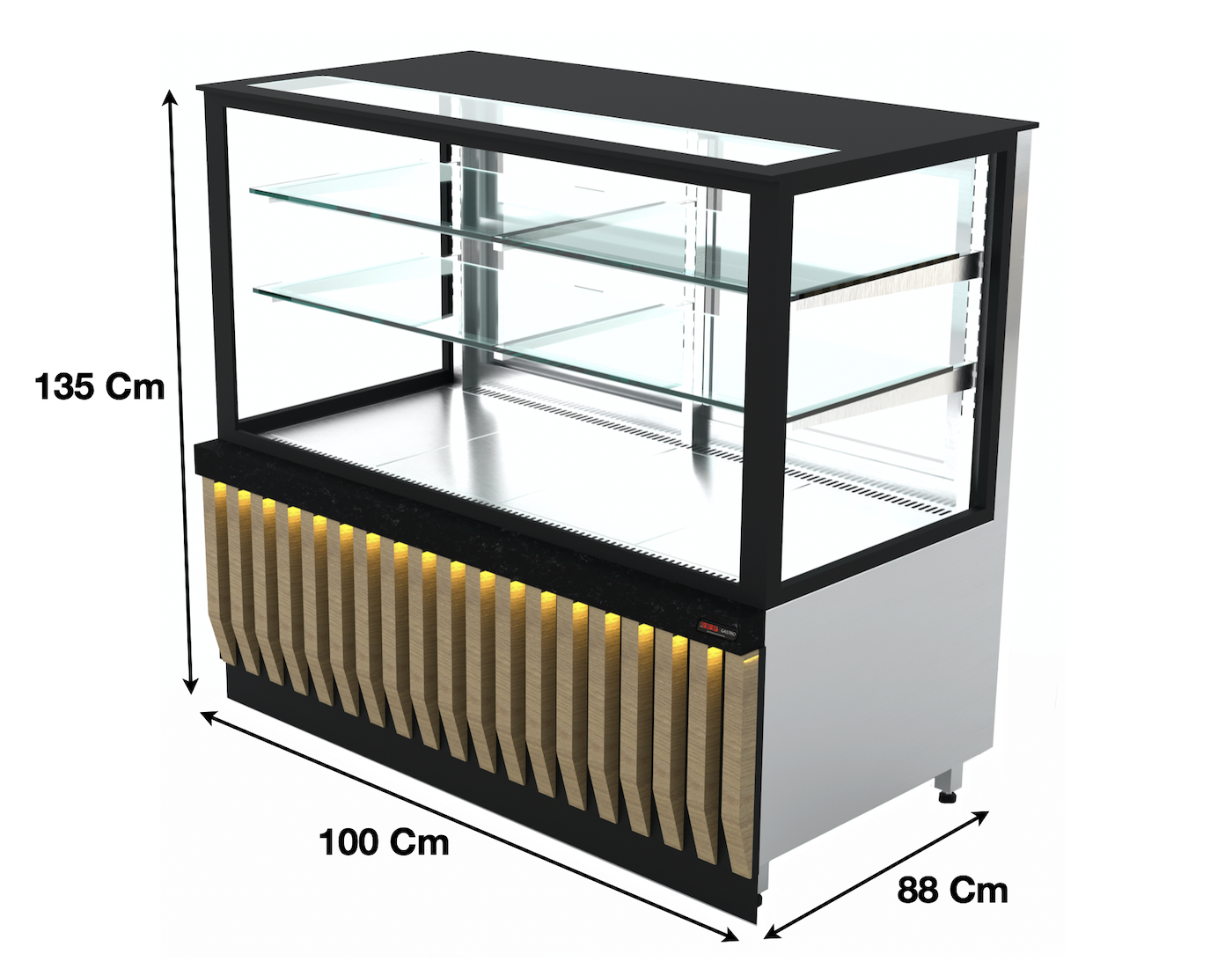 Vitrine 100Cm / Spécial Viandes – Série LUXUS | SGSDT10V | SGS - EQUIPEMENT RESTAURATION