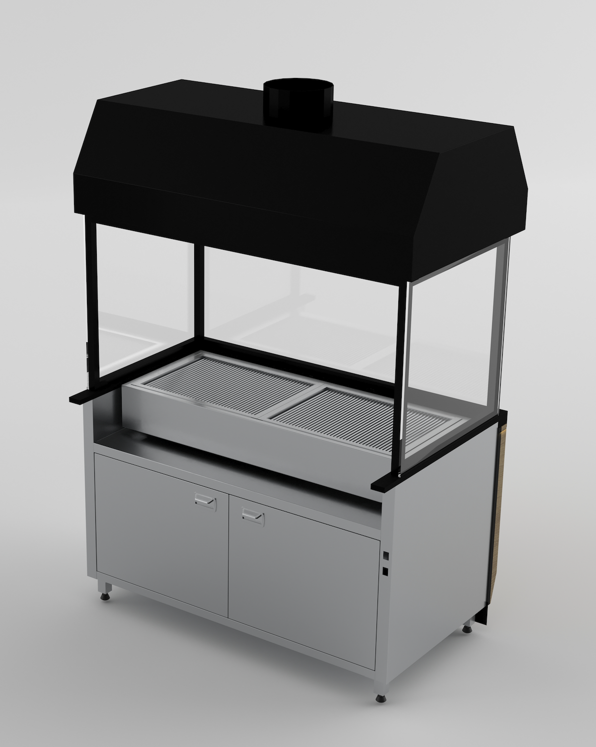 Barbecue 130 Cm – Série LUXUS SGSOCK130 | Marque: SGS - EQUIPEMENT RESTAURATION