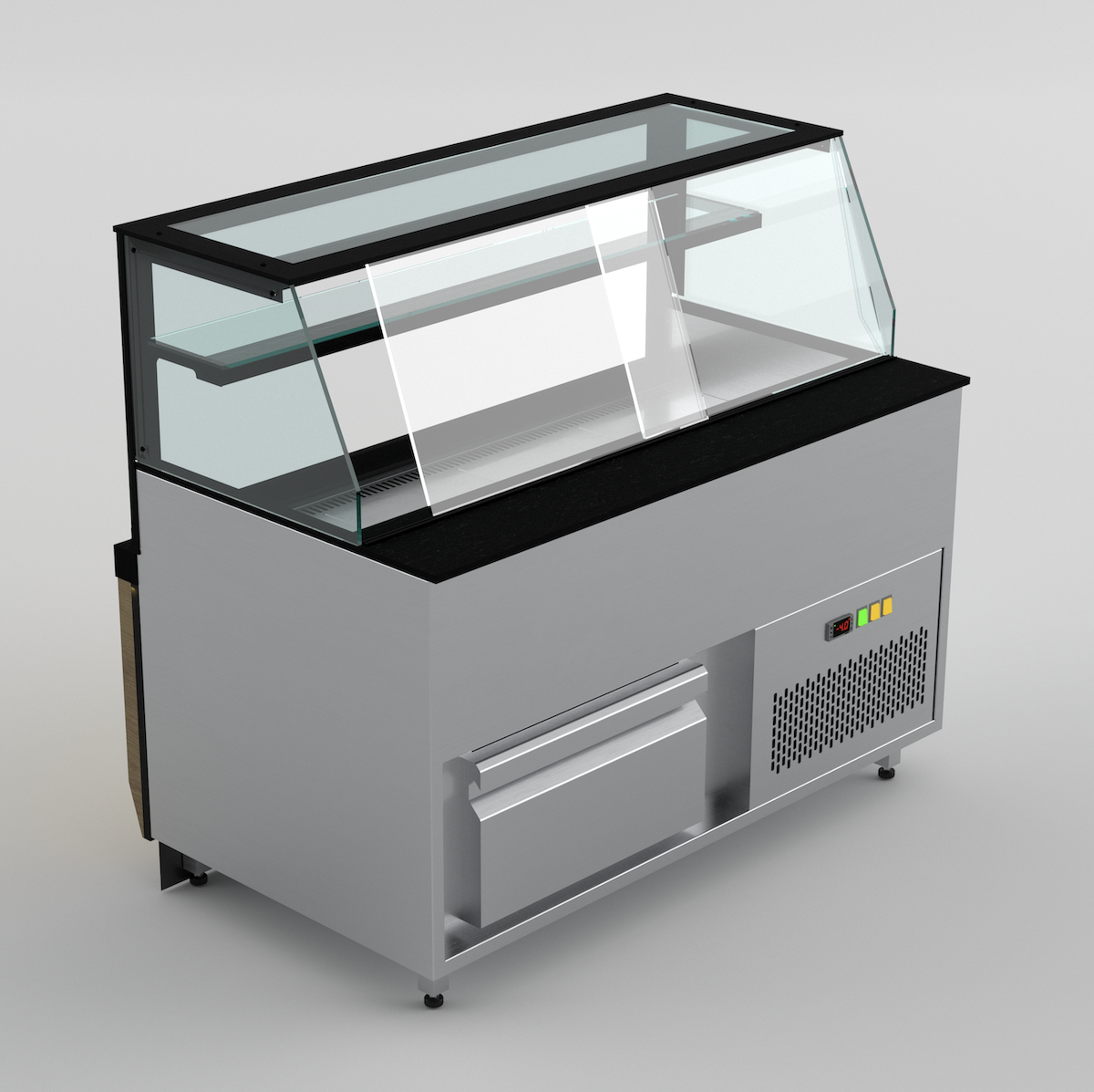 Vitrine 120Cm / 485 Litres – Marque: SGS GASTRO | SGSMZYD12 - EQUIPEMENT RESTAURATION