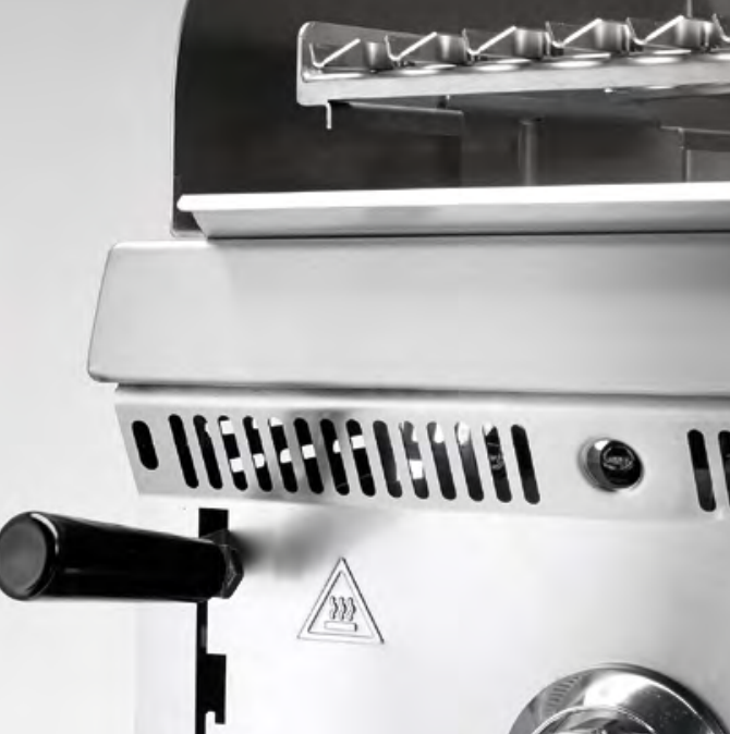 Grillade charcoal 2 zones gaz – Grille Viande, Marque: MAINHO | M04-PBI60 - EQUIPEMENT RESTAURATION