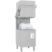Lave-vaisselles a capot électronique avec doseur de produit de rinçage et pompe de vidange intégrée panier (T110E PS) - EQUIPEMENT RESTAURATION