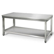 Table de travail avec tablette inférieure - 800x700x850 - TV78 - EQUIPEMENT RESTAURATION