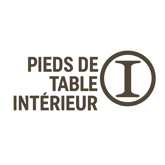 Pieds de table intérieur
