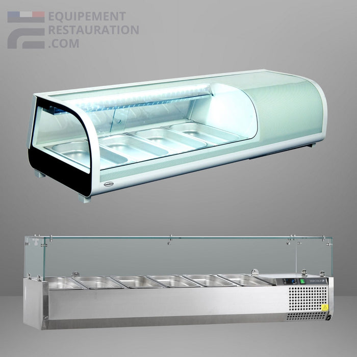 Vitrine à poser réfrigérées