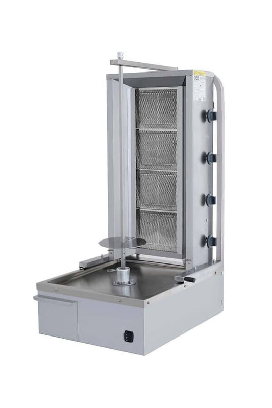 Machine à kebab 4 Feux avec 2 Volet et extension – Marque: SGS GASTRO / FGEER| SGS-DS-24