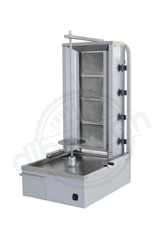 Machine à kebab 4 Feux avec 2 Volet et extension – Marque: SGS GASTRO / FGEER| SGS-DS-24