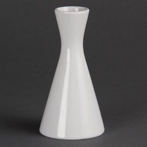 Vases bouteilles blancs 140mm Olympia (Lot de 6) - EQUIPEMENT RESTAURATION 