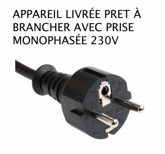 Plaque 2 zones chromée MONO –  Marque: MAINH0 | M04-NCEM60N