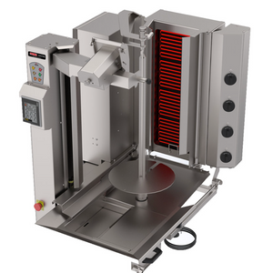 Machine à kebab 4 Zones ELEC – AUTOMATIQUE Série ECO | SGSADRC14E - EQUIPEMENT RESTAURATION 