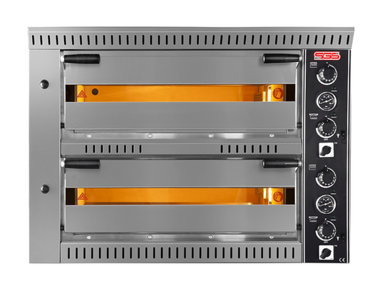 Four à pizza 6+6 pizzas 2 niveaux | Marque: SGS PO70105DE - EQUIPEMENT RESTAURATION 