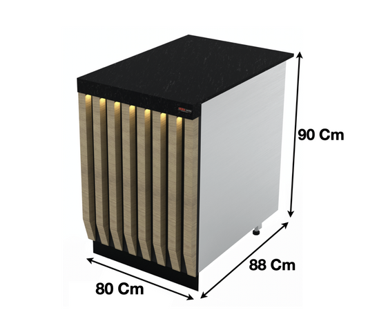 Meuble caisse 80cm – Marque: SGS GATRO | SGSKS802