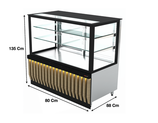 Vitrine 80Cm / 300 Litres – Marque: SGS GASTRO | SGSDT08 - EQUIPEMENT RESTAURATION 